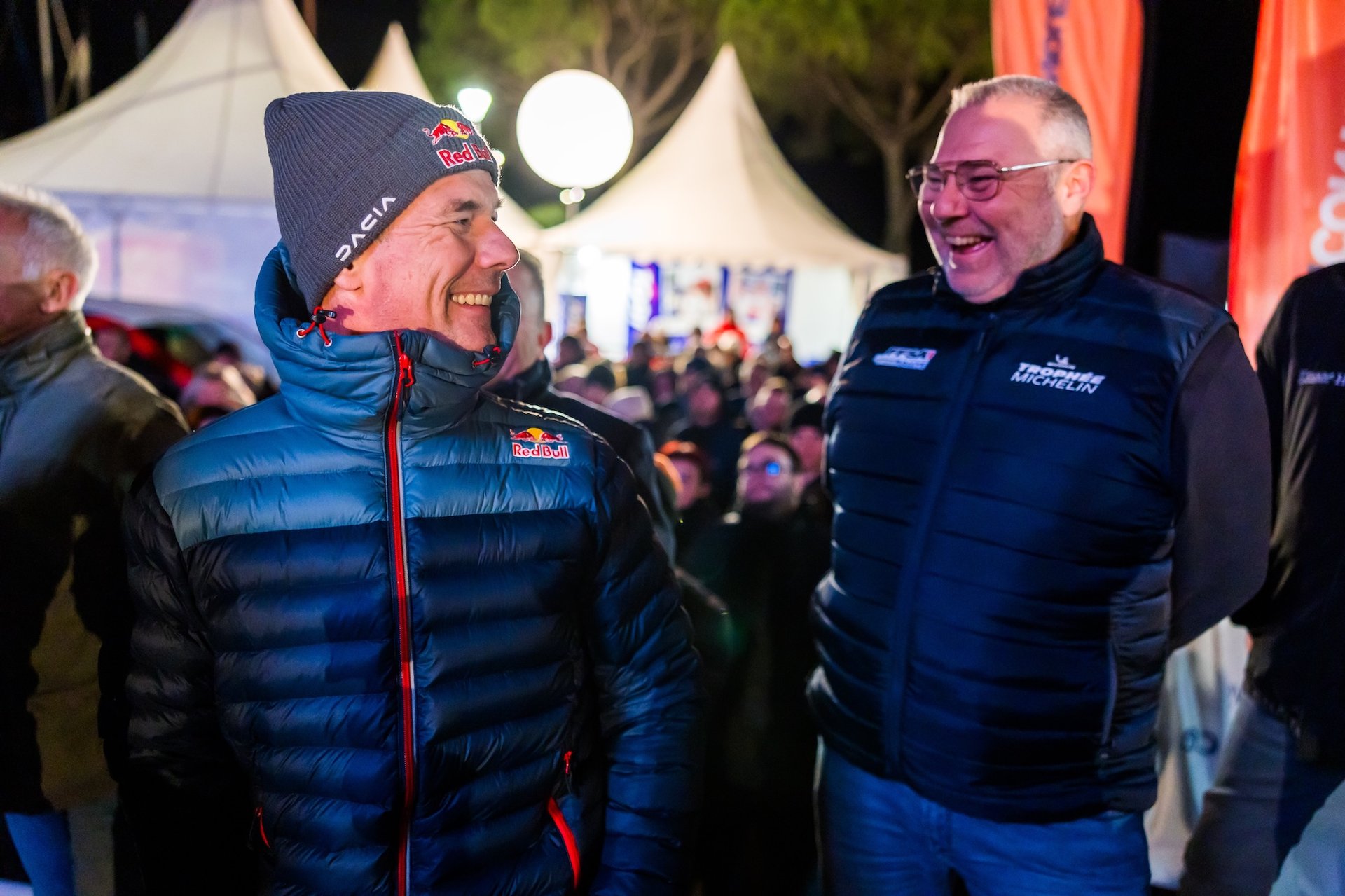 Loeb Sébastien, Godey Laurène, Alpine A110 Gt+, Robert Cédric, Duval Mathieu, Alpine A110 Gt+, Team Bonneton Hdg, Portrait During The Rallye Du Var 2025, 9Th Round Of The Championnat De France Des Rallyes 2025, From November 28 To 29, 2025 In Sainte-Maxime, France - Photo Bastien Roux / Dppi