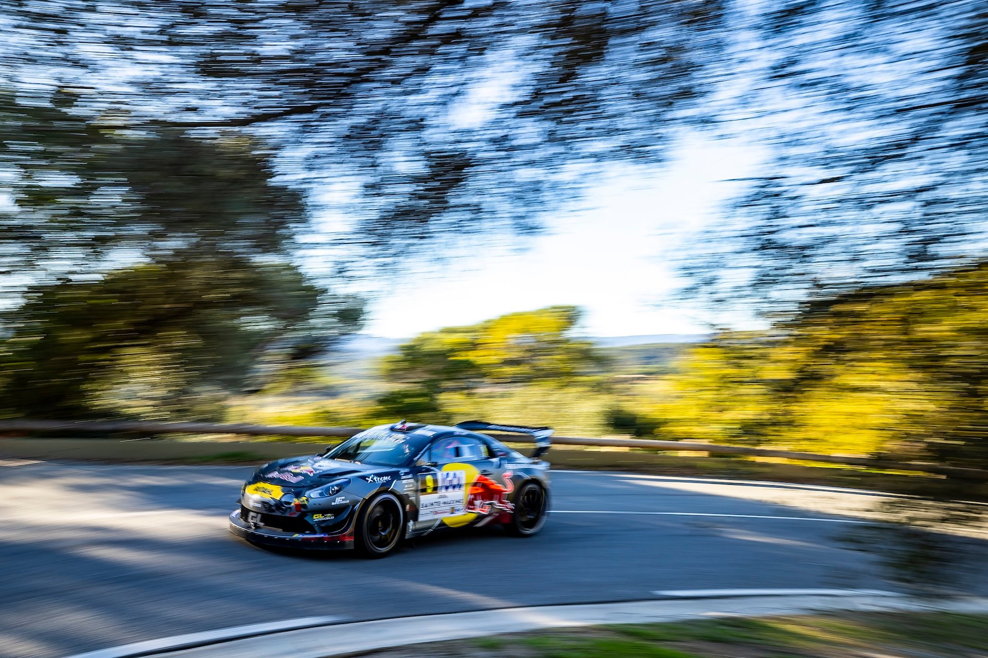 09 Loeb Sébastien, Godey Laurène, Alpine A110 Gt+, Action During The Rallye Du Var 2025, 9Th Round Of The Championnat De France Des Rallyes 2025, From November 28 To 29, 2025 In Sainte-Maxime, France - Photo Gregory Lenormand / Dppi