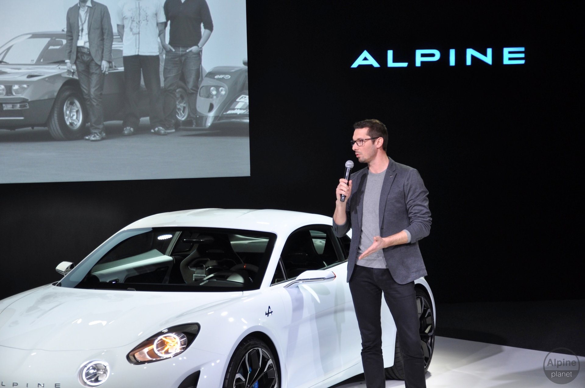 Ten Years Ago Today: Alpine Came Back To Life (February 16, 2016) 8 16 Février 2016 Alpine Vision Renaissance Alpine Carlos Ghosn Conférence Bernard Ollivier Antony Villain