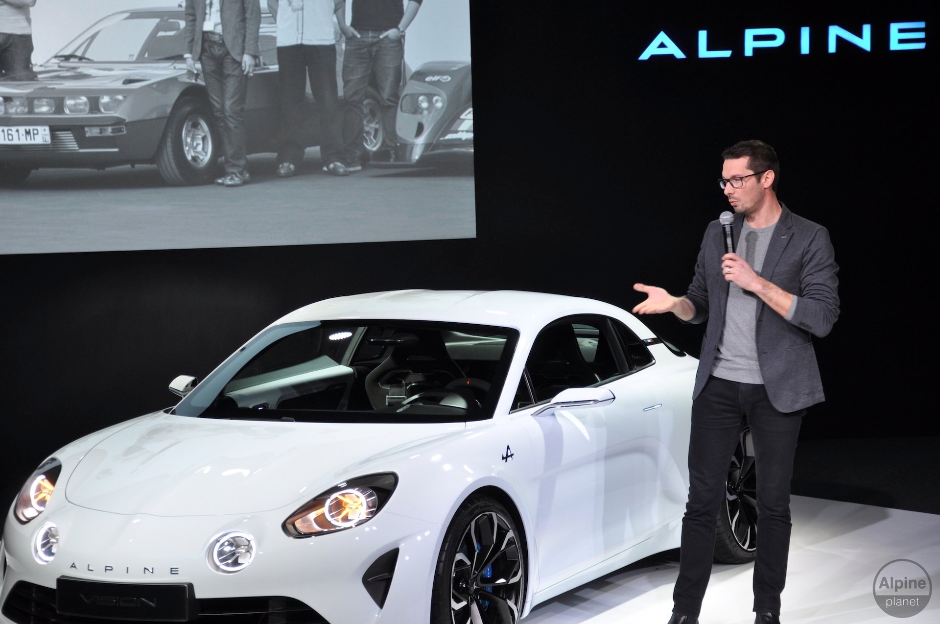 Ten Years Ago Today: Alpine Came Back To Life (February 16, 2016) 9 16 Février 2016 Alpine Vision Renaissance Alpine Carlos Ghosn Conférence Bernard Ollivier Antony Villain