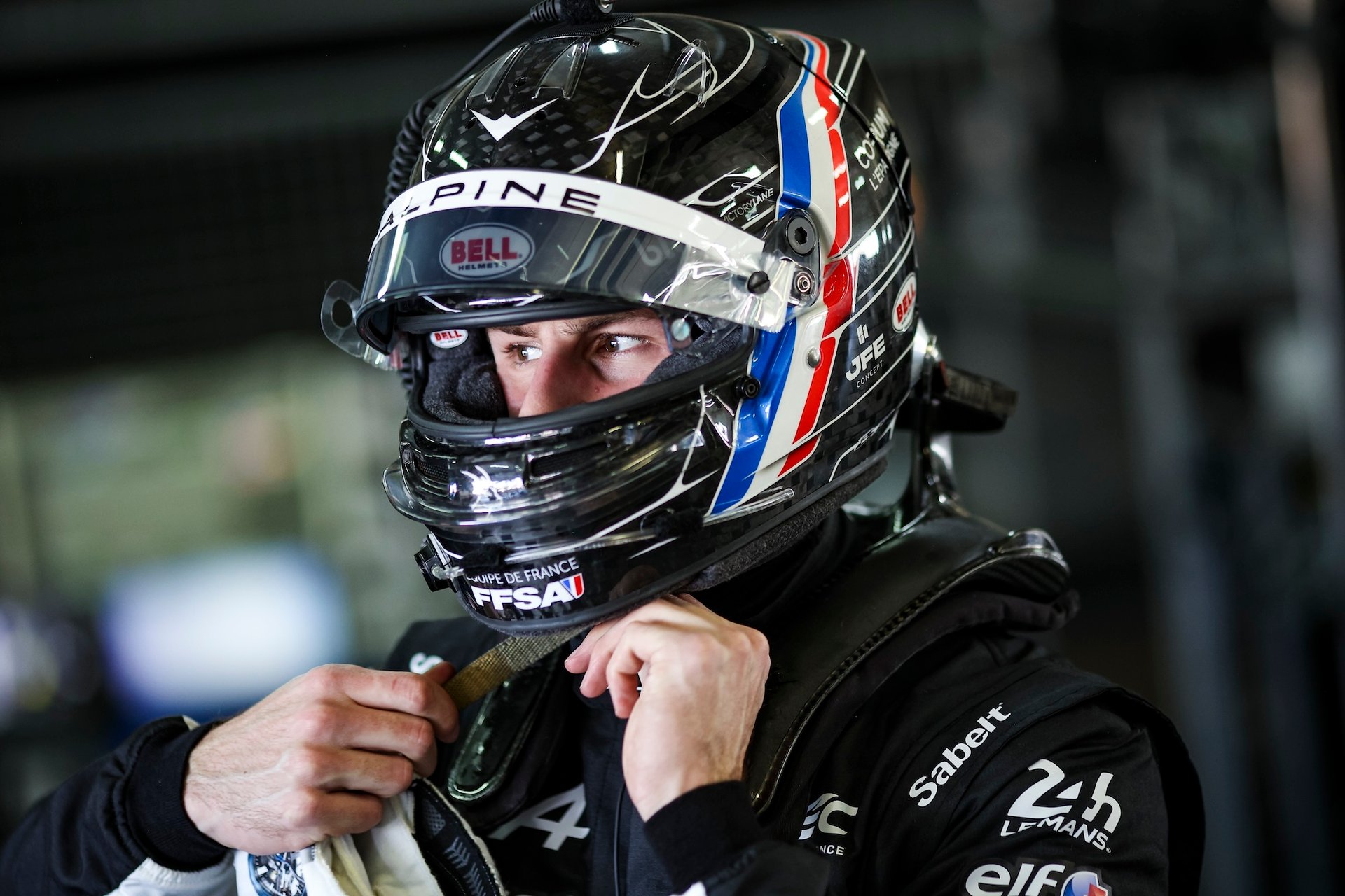 Martins Victor (Fra), Alpine Endurance Team, Alpine A424, Hypercar, Portrait During The Alpine Private Test Session At Motorland Aragón From February 25 To 26, 2026 In Alcañiz, Spain - Photo Xavier Bonilla / Dppi