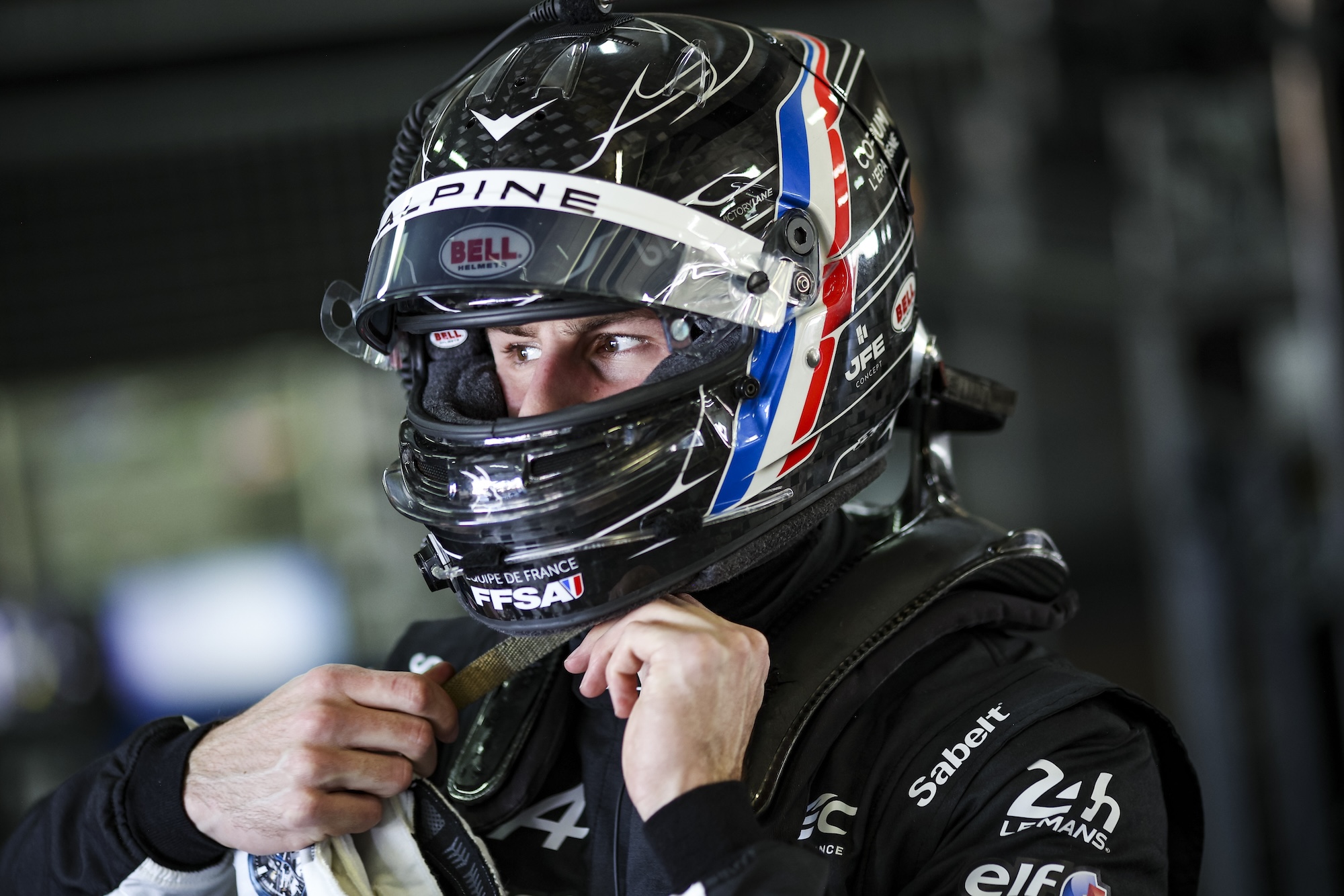 MARTINS Victor (fra), Alpine Endurance Team, Alpine A424, Hypercar, portrait during the Alpine private test session on the MotorLand Aragon from Februar 25 to 26, 2026 in Alcaniz, Spain - Photo Xavier Bonilla / DPPI