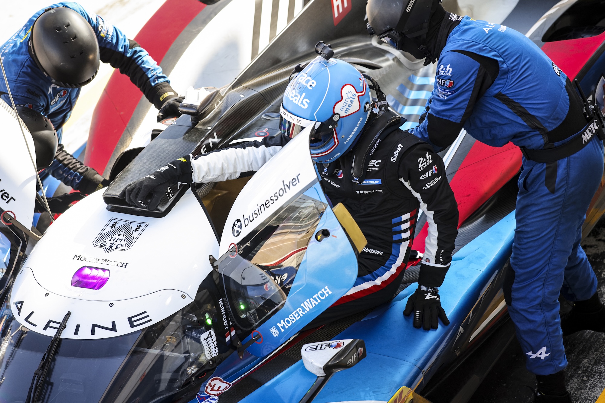 HABSBURG Ferdinand (aut), Alpine Endurance Team, Alpine A424 #35, Hypercar, portrait during the Alpine private test session on the MotorLand Aragon from Februar 25 to 26, 2026 in Alcaniz, Spain - Photo Xavier Bonilla / DPPI