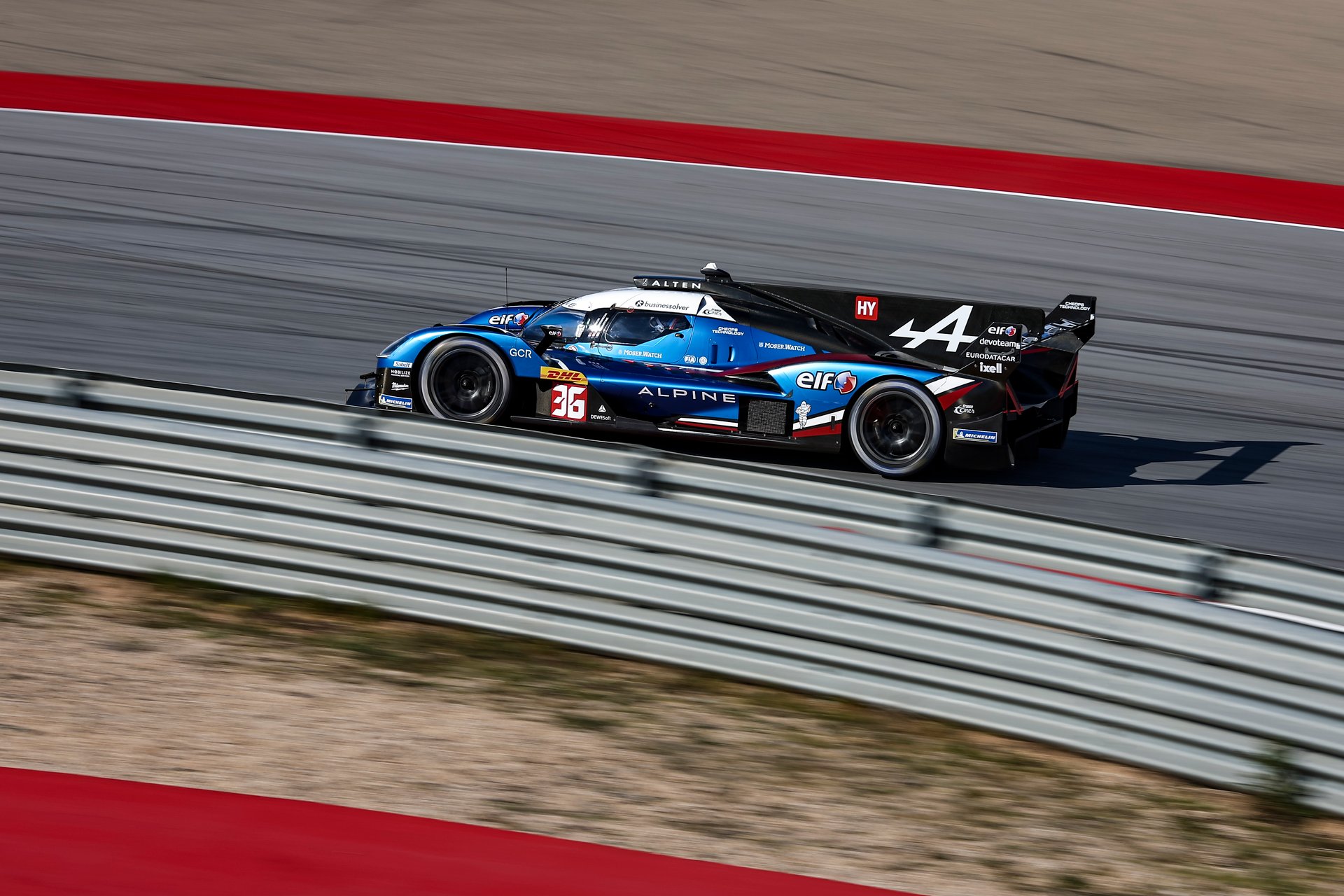 36 Makowiecki Frédéric (Fra), Gounon Jules (Fra), Martins Victor (Fra), Alpine Endurance Team, Alpine A424 #36, Hypercar, In Action During The Alpine Private Test Session At Motorland Aragón From February 25 To 26, 2026 In Alcañiz, Spain - Photo Xavier Bonilla / Dppi