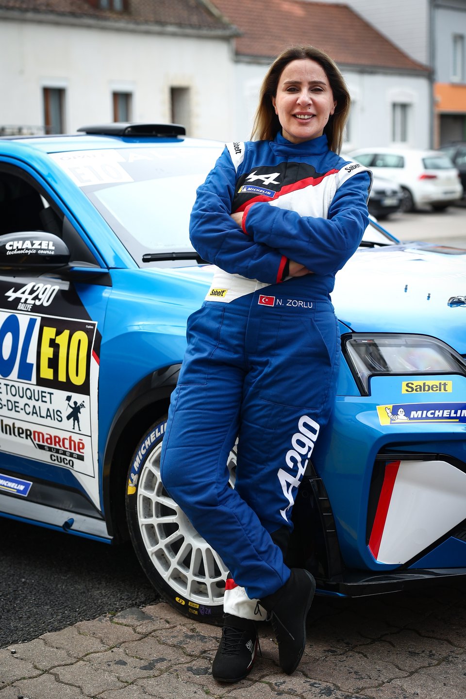 Alpine A290 Rally Trophy: Melvin Rabilloud Strikes Early At Le Touquet 16 E10 Zorlu Nazan, Ciplak Ozhan, Alpine A290, Portrait During The Rallye Le Touquet Pas-De-Calais 2026, 1St Round Of The Championnat De France Des Rallyes 2026, From March 27 To 28 In Le Touquet, France - Photo André Ferreira / Dppi