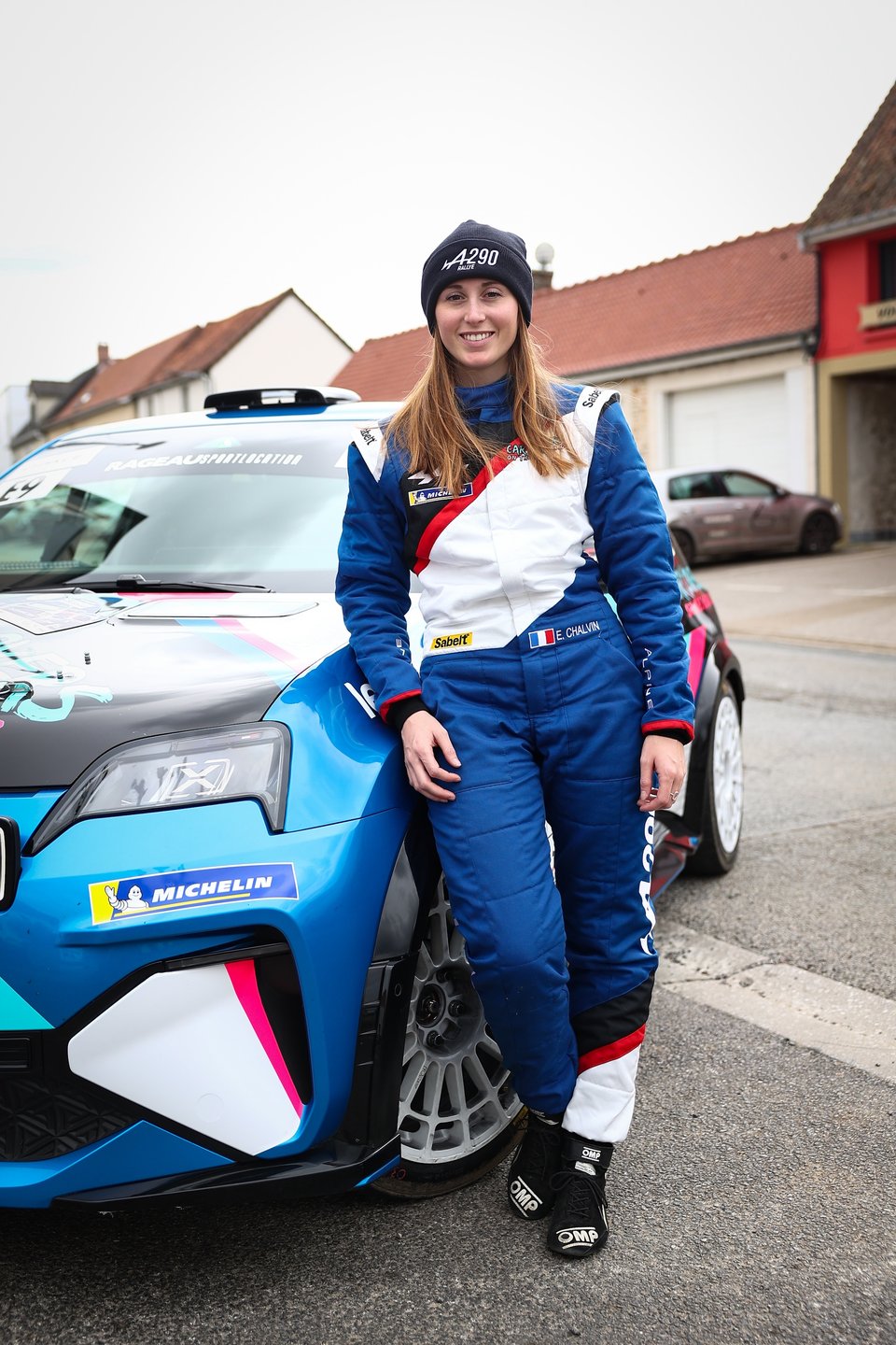 Alpine A290 Rally Trophy: Melvin Rabilloud Strikes Early At Le Touquet 19 E9 Chalvin Emma, Borderie Amandine, Alpine A290, Portrait During The Rallye Le Touquet Pas-De-Calais 2026, 1St Round Of The Championnat De France Des Rallyes 2026, From March 27 To 28 In Le Touquet, France - Photo André Ferreira / Dppi