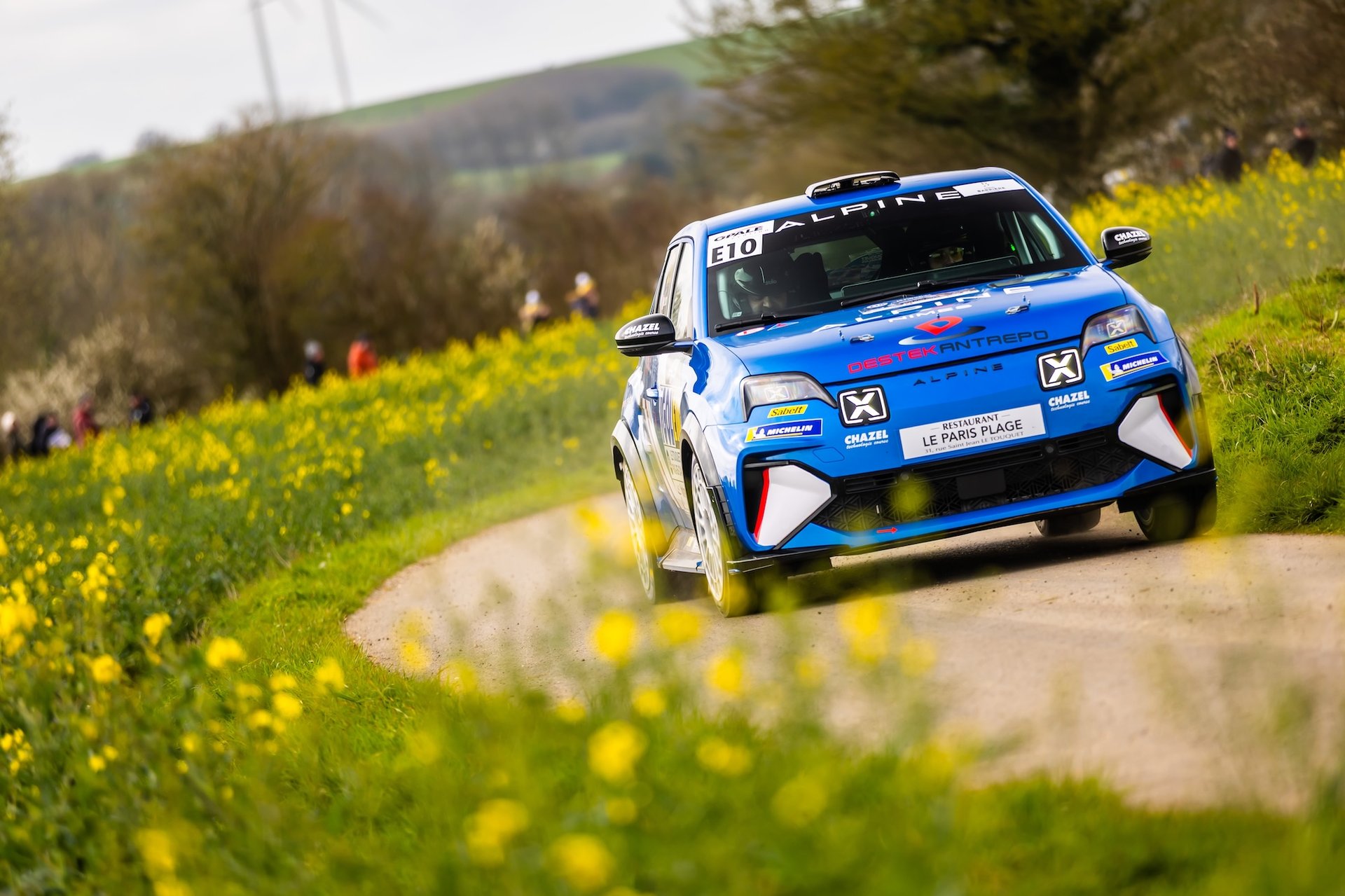 Alpine A290 Rally Trophy: Melvin Rabilloud Strikes Early At Le Touquet 27 E10 Zorlu Nazan, Ciplak Ozhan, Alpine A290, Action During The Rallye Le Touquet Pas-De-Calais 2026, 1St Round Of The Championnat De France Des Rallyes 2026, From March 27 To 28 In Le Touquet, France - Photo Bastien Roux / Dppi