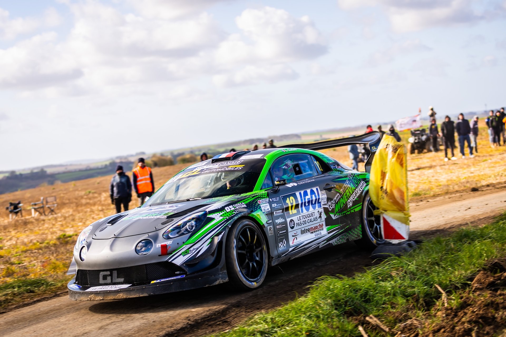 Alpine A290 Rally Trophy: Melvin Rabilloud Strikes Early At Le Touquet 7 12 Godard Ludovic, Gilliot Franck, Alpine A110 Gt+, Ph Sport By Minerva Oil, Action During The Rallye Le Touquet Pas-De-Calais 2026, 1St Round Of The Championnat De France Des Rallyes 2026, From March 27 To 28 In Le Touquet, France - Photo Bastien Roux / Dppi