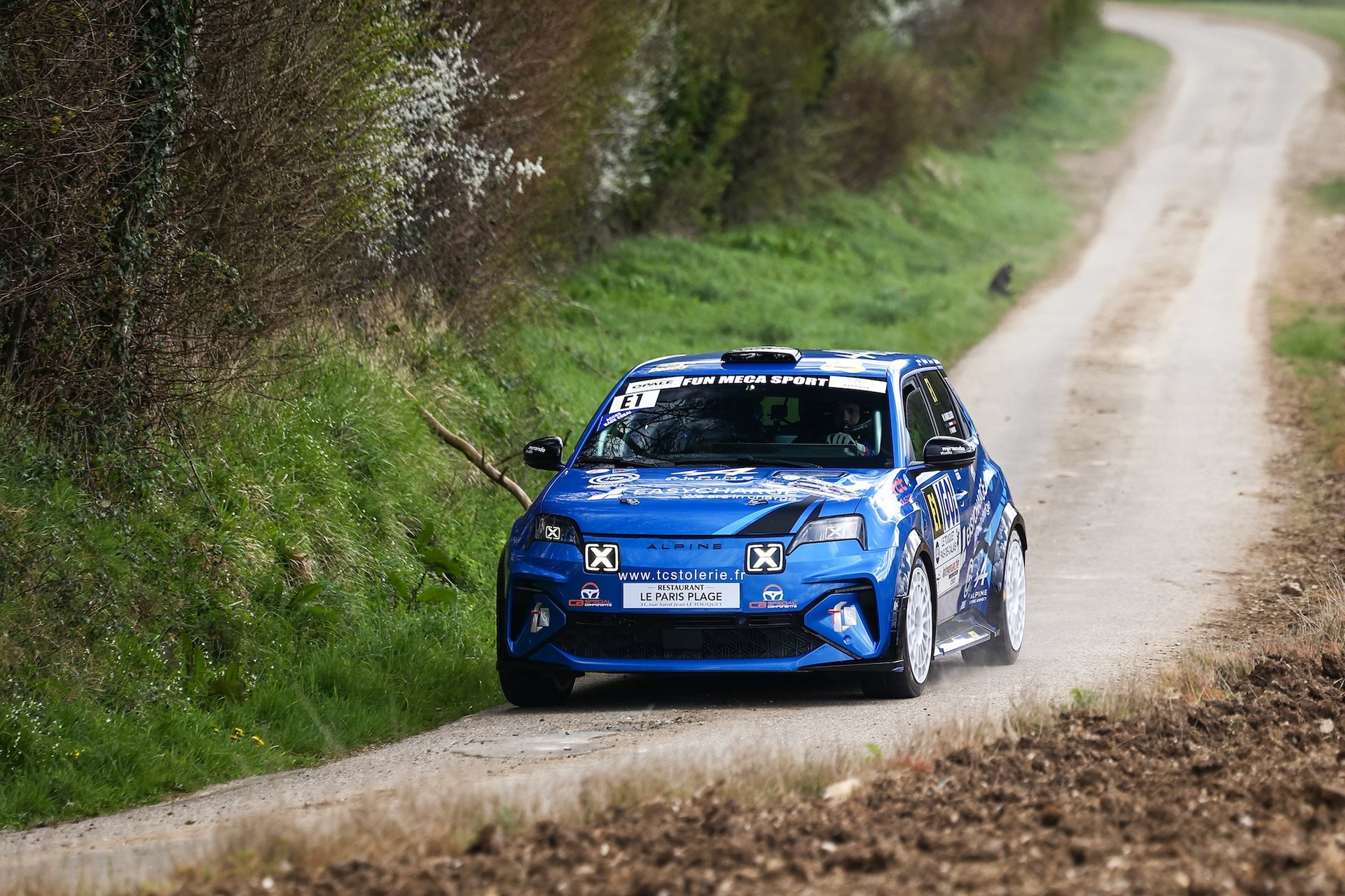 Alpine A290 Rally Trophy: Melvin Rabilloud Strikes Early At Le Touquet 8 E1 Rabilloud Melvin, Mahinc Enzo, Alpine A290, Action During The Rallye Le Touquet Pas-De-Calais 2026, 1St Round Of The Championnat De France Des Rallyes 2026, From March 27 To 28 In Le Touquet, France - Photo André Ferreira / Dppi