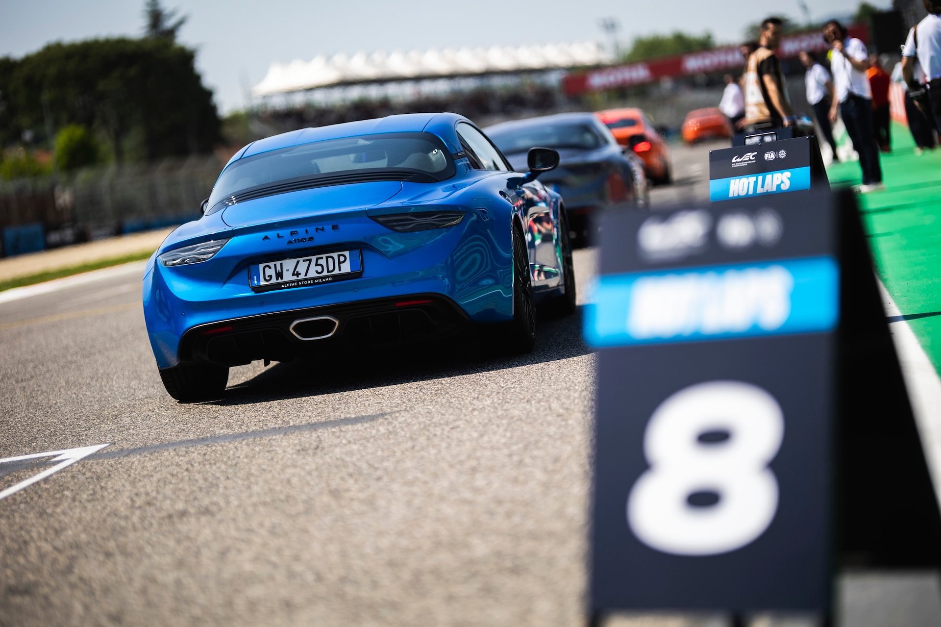 6 Hours Of Imola 2026 Wec: Alpine A424 Fights To P4 20 Hot Laps, Alpine Endurance Team, Illustration During The 6 Hours Of Imola 2026, 1St Round Of 2026 Fia World Endurance Championship, From April 16 To 19, 2026 On The Autodromo Enzo E Dino Ferrari In Imola, Italy - Photo Thomas Fenetre / Dppi
