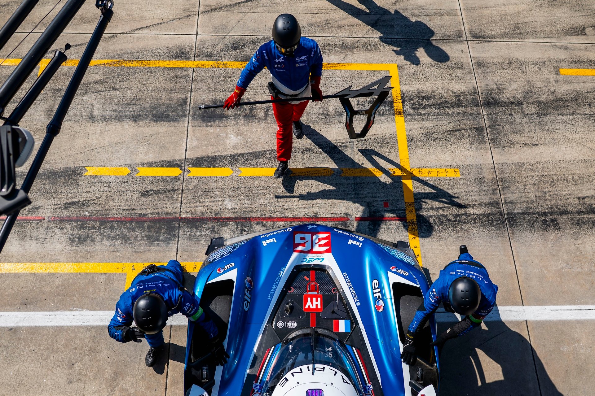Alpine A424 Après 2026 : Quelles Options Pour Survivre À La Fin Du Programme Hypercar Usine ? 14 36 Gounon Jules (Fra), Makowiecki Frédéric (Fra), Martins Victor (Fra), Alpine Endurance Team, Alpine A424 #36, Hypercar, Pitstop, Arrêt Aux Stands During The 6 Hours Of Imola 2026, 1St Round Of 2026 Fia World Endurance Championship, From April 16 To 19, 2026 On The Autodromo Enzo E Dino Ferrari In Imola, Italy - Photo Thomas Fenetre / Dppi