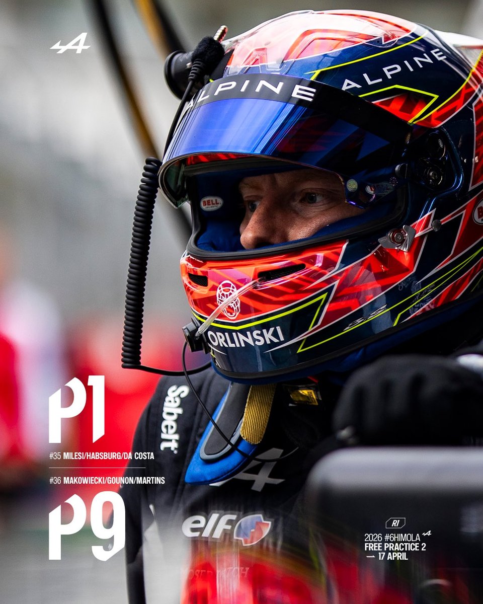 Alpine Endurance Team Alpine A424 Wec Fp1 Fp2 Imola 2026 2 | Alpine Endurance Team – Résultats Fp1 &Amp; Fp2 À Imola : Une Belle Entrée En Matière