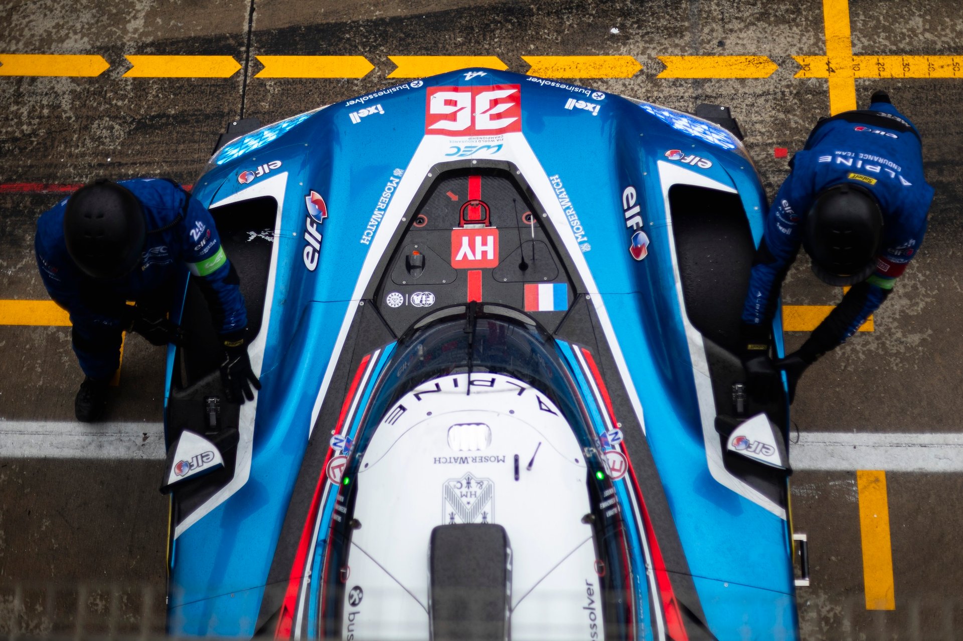 Alpine A424 Après 2026 : Quelles Options Pour Survivre À La Fin Du Programme Hypercar Usine ? 9 36 Gounon Jules (Fra), Makowiecki Frédéric (Fra), Martins Victor (Fra), Alpine Endurance Team, Alpine A424 #36, Hypercar, Pitstop, Arrêt Aux Stands During The Prologue Of The 2026 Fia World Endurance Championship, From April 13 To 14, 2026 On The Autodromo Enzo E Dino Ferrari In Imola, Italy - Photo Thomas Fenetre / Dppi