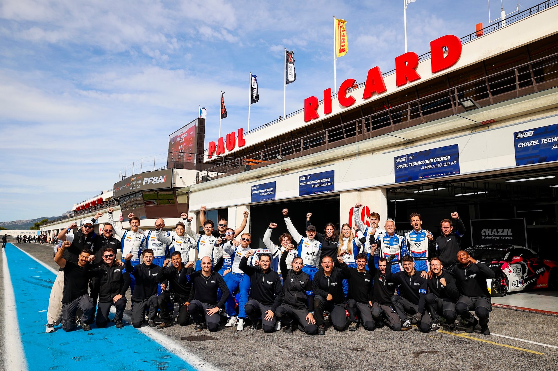 Alpine Sacrée En Ffsa Gt 2026 : L’a110 Gt4+ Au Sommet, Chazel Fait Le Plein En Cup 9 Chazel Technologie Course, Alpine A110 Cup, During The 5Th Round Of The Championnat De France Ffsa Gt 2026, From October 9 To 11, 2026 On The Circuit Paul Ricard, In Le Castellet, France - Photo Gregory Lenormand / Dppi