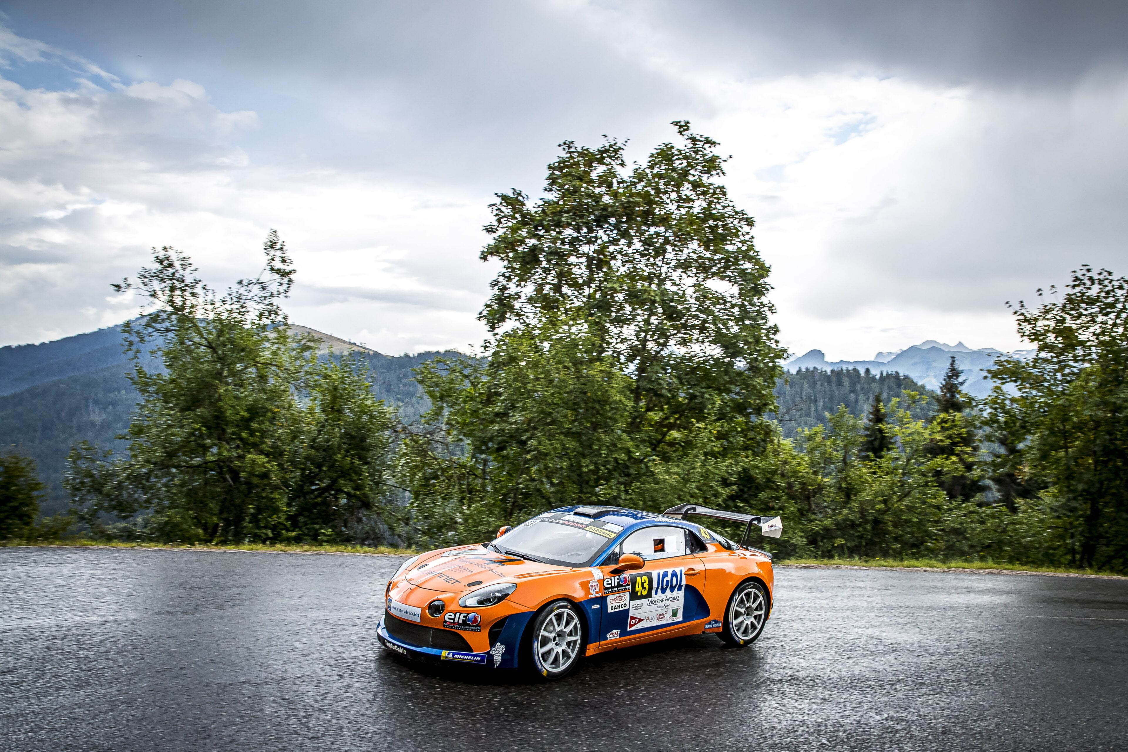 French Alpine Rally Julien Saunier domine le Rallye Mont-Blanc Morzine / Trophée Alpine Elf ...